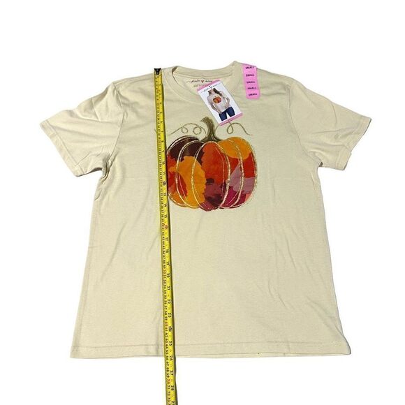 State of Mine Women's Pumpkin Top Size S - Picture 4 of 6